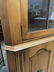 Vintage Wood Glass Corner Cabinet, PAINE - 10