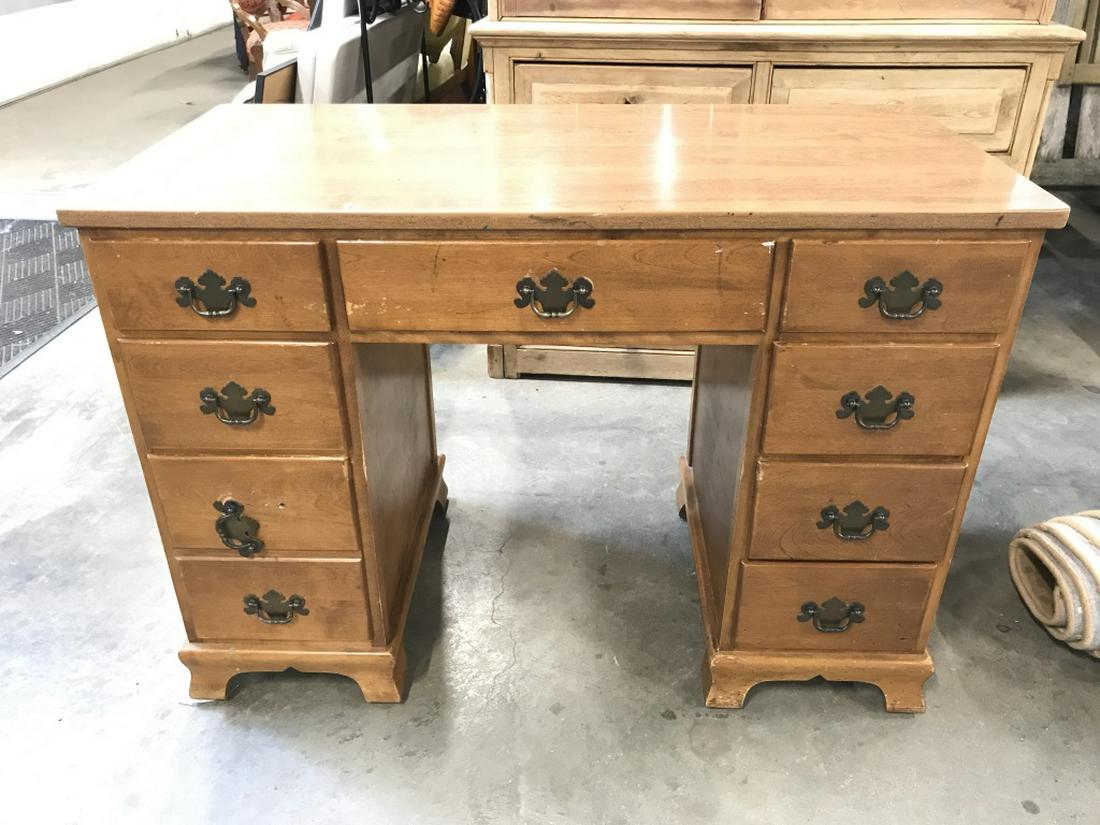Vintage Ethan Allen Knee Hole Desk