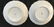 Pair Blue White MEISSEN Porcelain Plates - 10