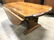 Vintage Carved Wooden Drop Leaf Coffee Table Table has - 3