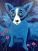 Signed Original George RODRIGUE Blue Dog Painting - 6