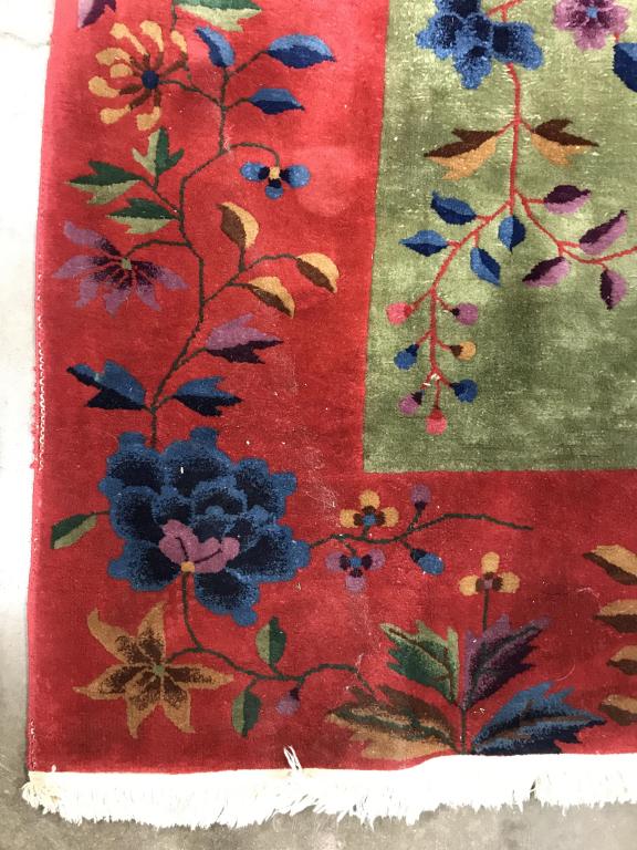 Handmade Chinese Art Deco Wool Pile Rug Sep 11, 2019 The Benefit Shop Foundation Inc. in NY