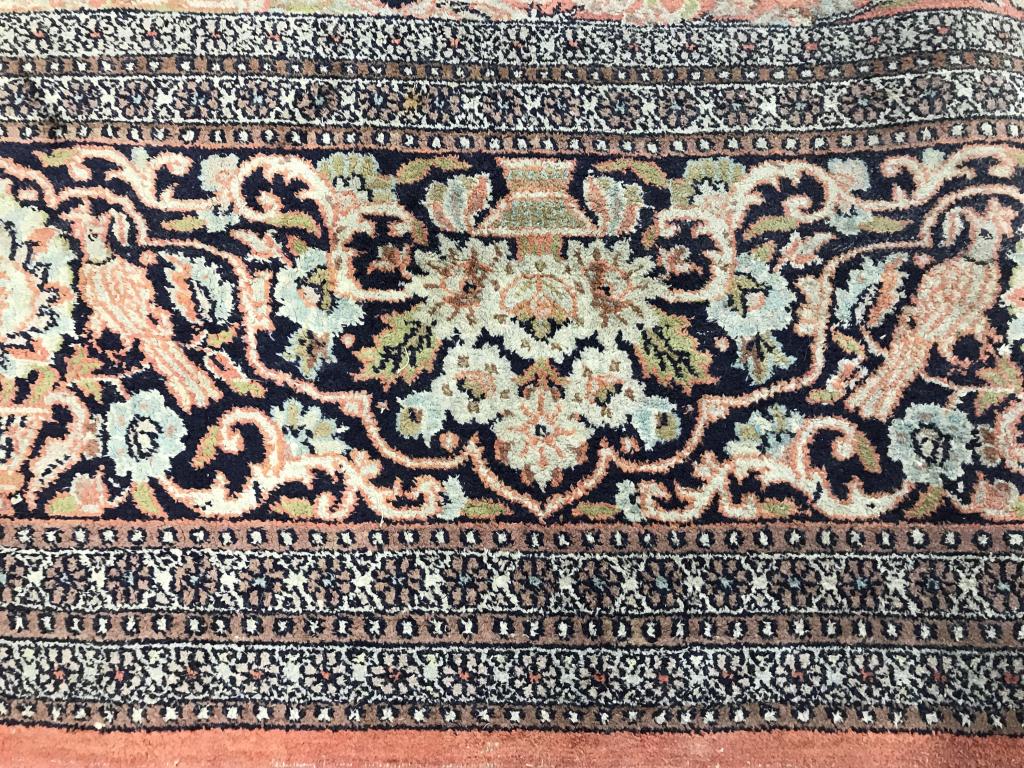 INDIA Silk Handmade Carpet: Measures approx 174 inches long 124 inches wide carpet, area rug, home accent and decor, decorative arts, interior design