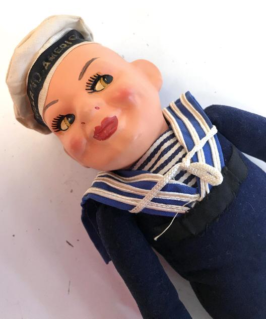 vintage sailor doll