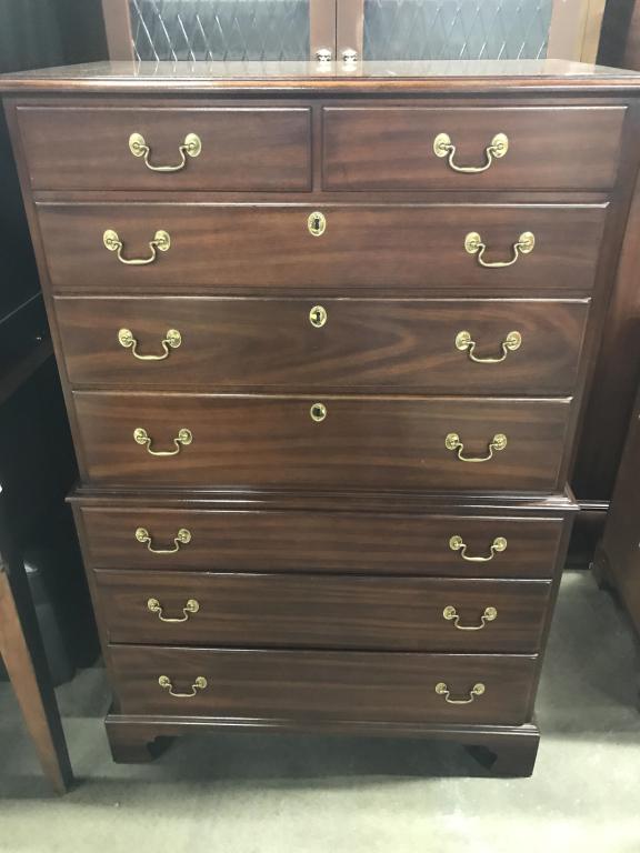 Francher Smithfield Mahogany Highboy Dresser Sep 18 2019 The