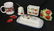 Set 5 Vintage Strawberry Home Accessories