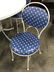 Lot 7 Vintage Round Dining Table W Metal Chairs - 3