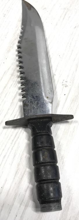 Stainless and Metal Hunting fishing knife: Marked for ROSTFREI, length app 14.5 inches collectible hunting knife, weaponry