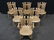 Set 6 Knoll FRANK GEHRY Hat Trick Chairs - 2