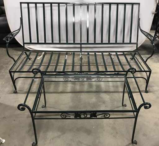 Vintage Salterini Ivy Leaf Iron Couch Table Oct 23 2019 The Benefit Foundation Inc In Ny - Salterini Vintage Wrought Iron Patio Furniture Vintage Salterini Ivy Leaf Iron Couch Table Oct 23 2019 The Benefit Foundation Inc In Ny - Salterini Vintage Wrought Iron Patio Furniture