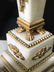Antique French Empire Marble & Bronze Mantle Clock - 11