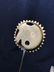 Antique French Empire Marble & Bronze Mantle Clock - 19