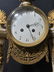 Antique French Empire Marble & Bronze Mantle Clock - 3