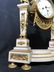 Antique French Empire Marble & Bronze Mantle Clock - 6