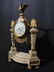 Antique French Empire Marble & Bronze Mantle Clock - 7