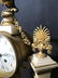 Antique French Empire Marble & Bronze Mantle Clock - 8