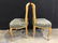 Pair Vintage Louis XV Style Side Chairs - 11