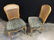 Pair Vintage Louis XV Style Side Chairs