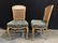 Pair Vintage Louis XV Style Side Chairs - 2