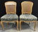 Pair Vintage Louis XV Style Side Chairs - 4