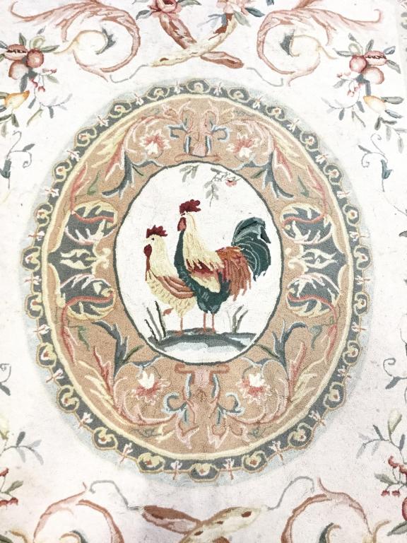 SAFAVIEH CHELSEA COLLECTION Wool Rug: Measures approx 8.75 feet wide x 11.75 feet long rug, carpet, area rug, home decor and accessories, interior design rooster figural, farm house decor, country chic