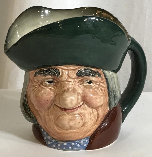 Royal Doulton Antique ‘Toby’ Mug: ‘ Toby Philpotts’ Jug, Mug from Royal Doulton of England. 5 x 7.5 in. Wide, 6 in. Height. Antique Ceramic majolica collector’s item. Hand Painted, hand formed. No paint issues, no chips. Back of