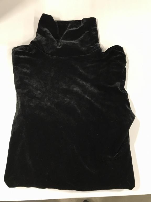 SNO SKINS VELOUR Turtleneck Top: Stretch Velour Pullover Top. Turtleneck. Size L. Lined. Tops, Black Velvet, Black Velour, Plush Top, Crew Neck Fashion, Casualwear, Classic Evening Top, Cold Weather Clothing, Wearable Pullover, Gold 