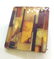 Unique Art Glass Brooch pin On Sterling Silver - 4