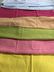 Assortment Colorful Vintage Cotton Table Napkins - 2