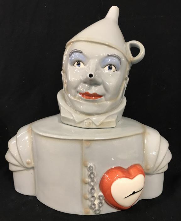 Star 002 Tin Man Limited Edition Cookie Jar: Vintage Star 002 Tin Man Limited Edition Ceramic Cookie Jar. Wizard Of Oz Tin Man ceramic cookie jar from Star Jars, marked on underside of jar Star 002 Tin Man Limited Edition Jars 1135 of 1939, USA 
