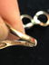 Set 3 14 K YG Diamond & Cabochon R, E, S - 4
