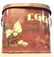 Vintage Metal Basket W Lid & Chicken Illustration