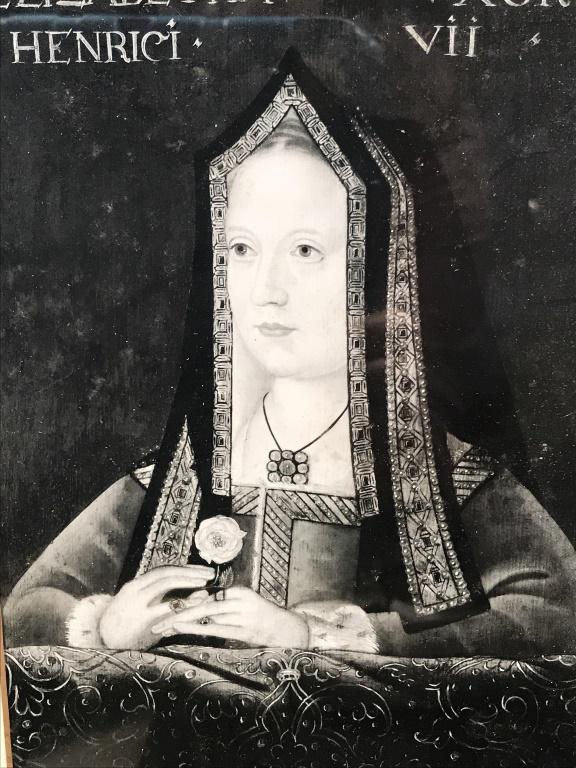 Lot 4 B&W Photo Prints Of Tudor Portraits: Lot 4 Black & White tone Photo Print Of Tudor Portraits. 3 prints are set in mismatched frames, one print is loose. Largest print is matted and set behind glass in black tone frame. Measures approxima