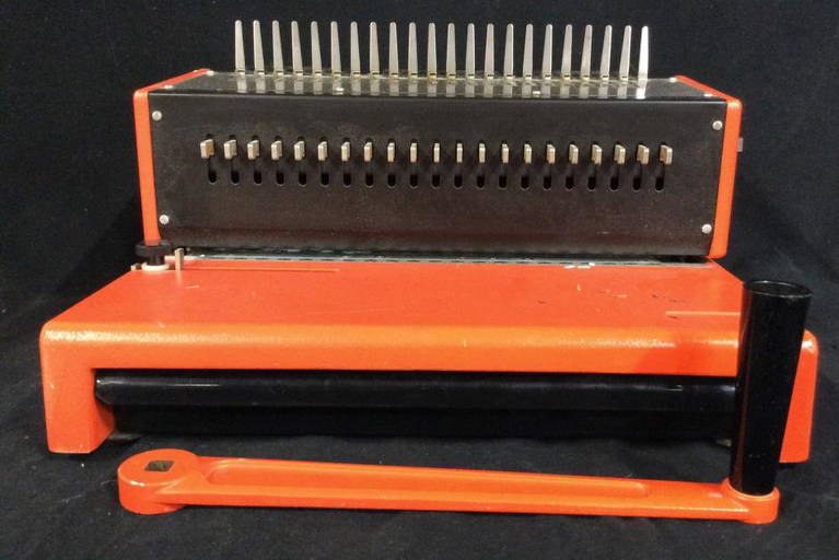 Vintage Ibico Binding System With Manual