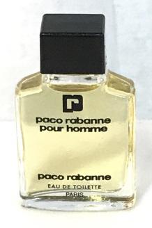 Paco Rabanne Eau de Toilette For Men: Paco Rabanne pour homme ~ Made in France ~ Edt. 5ml Bottle ~ Splash, Not Spray ~ Without Box. Rare Vintage Collector’s Eau de Toilette. Bottle measures 1 x 1 3/4 in. Men’s Fragrance,Men’s Cologn