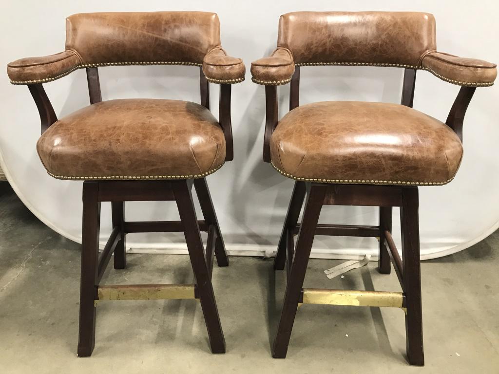 Vintage Old Hickory Furniture Company Barstools For Sale Antique