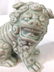 Pair Glazed Ceramic Foo Dog Salt & Pepper Shakers - 6