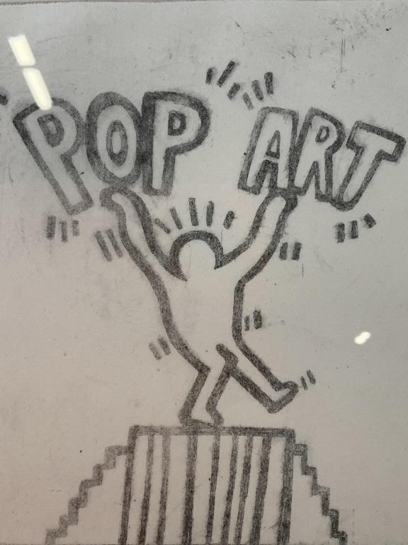 Signed Pop Art Lithograph Attr KEITH HARING: This piece is signed and numbered pop art lithograph. The piece is signed In the lower right corner of the work, the signature is attributed to KEITH HARING and is numbered 15/50. The piece depicts a 