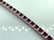 Synthetic Ruby and Platinum Bracelet - 3
