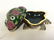 Vintage Enameled Floral Frog Trinket Box - 5