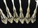 Boxed Set Royal Splendor Gold EP Sterling Flatware - 3