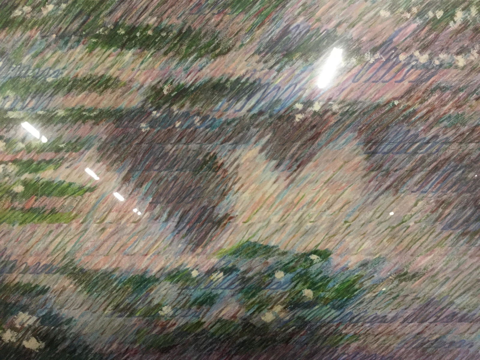 Signed lmt ed Serigraph Numbered, Uzilevsky: Limited Edition Serigraph, Signed and dated lower right corner Uzilevsky ‘32 in pencil, Numbered lower middle section 291/328, titled lower left corner ‘Reflection Of Monet’, bright pastel palet