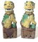 Pair Ceramic Foo Dogs