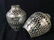 Two Mirror and Glass mosaic vases - 4