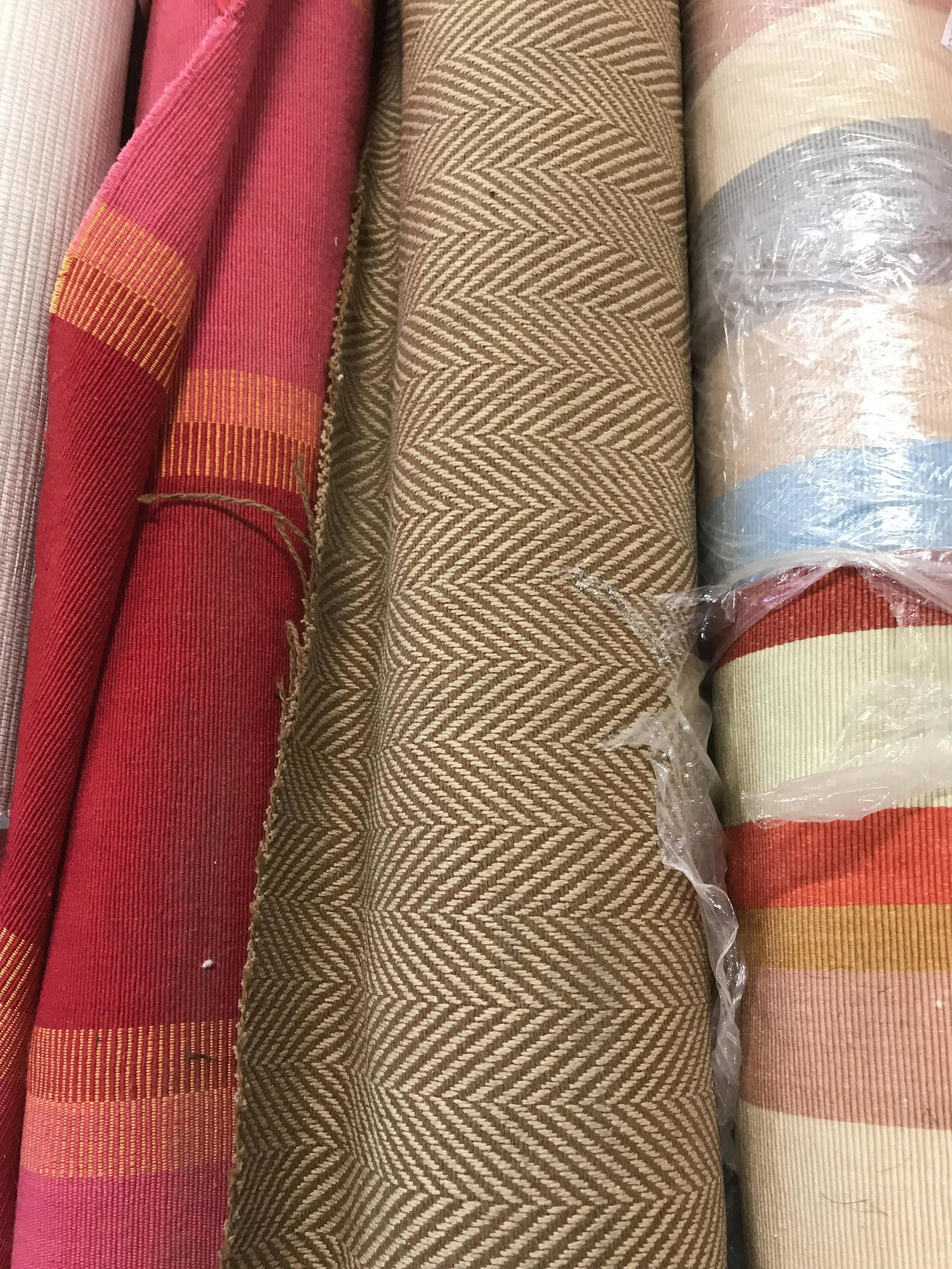 Knoll Collection Group Lot Bolts of Fabrics: Knoll Textiles From Designers Collection, bolts of Fabric most from Knoll Textiles mid century modern designs