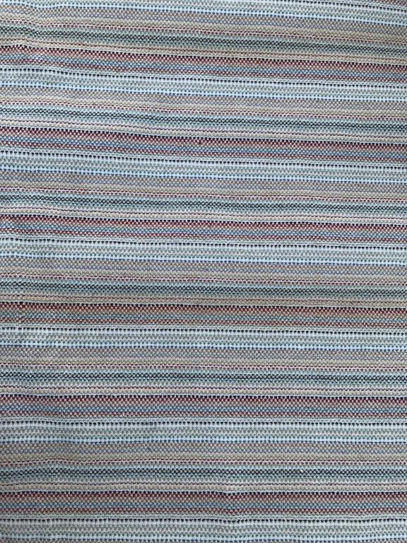 Stark Oversized Wool Rug: Rug has tag which reads STARK on underside. Rug is oversized. Piec has multi toned detail. Measures approx 202 inches wide 208 inches long. Piece may need cleaning, piece has some surface wear and tea