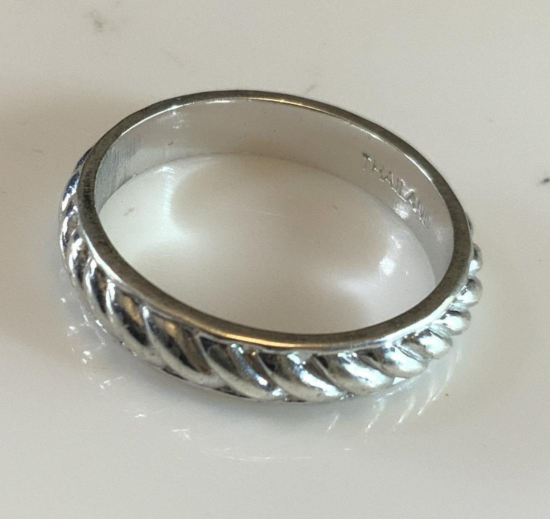 Joan Rivers Wedding Band Style Ring: Circular band ring, costume jewelry, fashion jewelry, estate jewelry, vintage jewelry