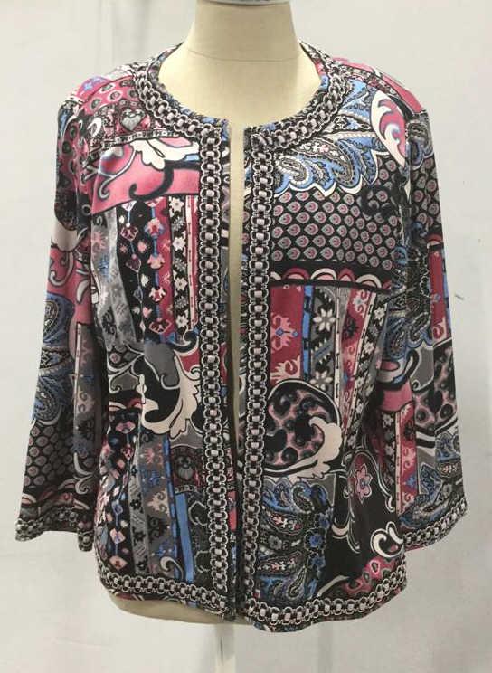 JOAN RIVERS Floral Blouse: vintage Joan Rivers magenta and sky blue toned floral cardigan. Size medium. Joan Rivers, vintage Joan Rivers, vintage fashion, 70s fashion, fashionista, vintage floral print, floral cardigan, vintage