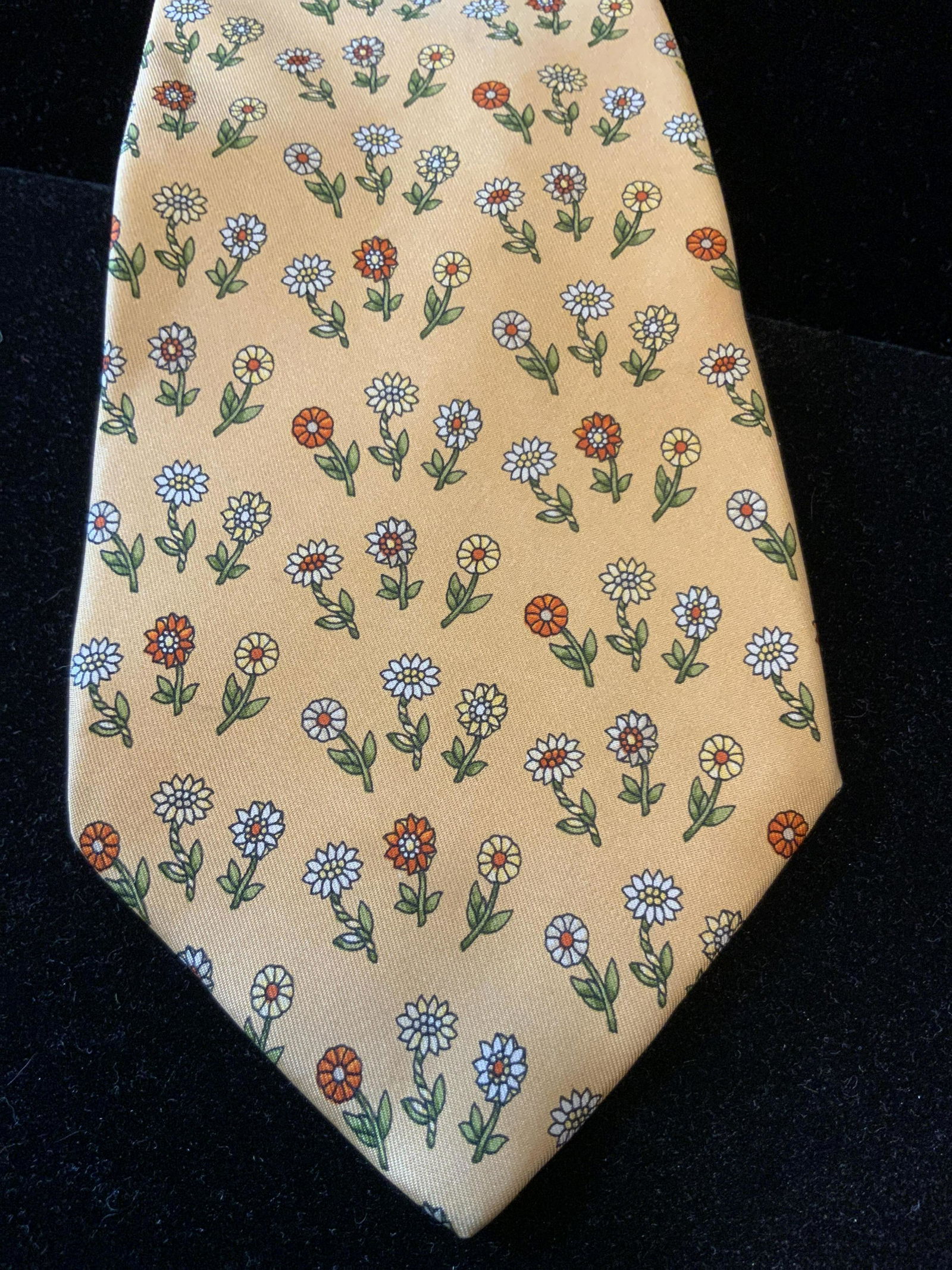 SALVATORE FERRAGAMO luxury Silk Neck Tie: Designer fashion accessory, luxury Italian silk neck tie, needs spot cleaning, Men's fashion, menswear. wearable accessories