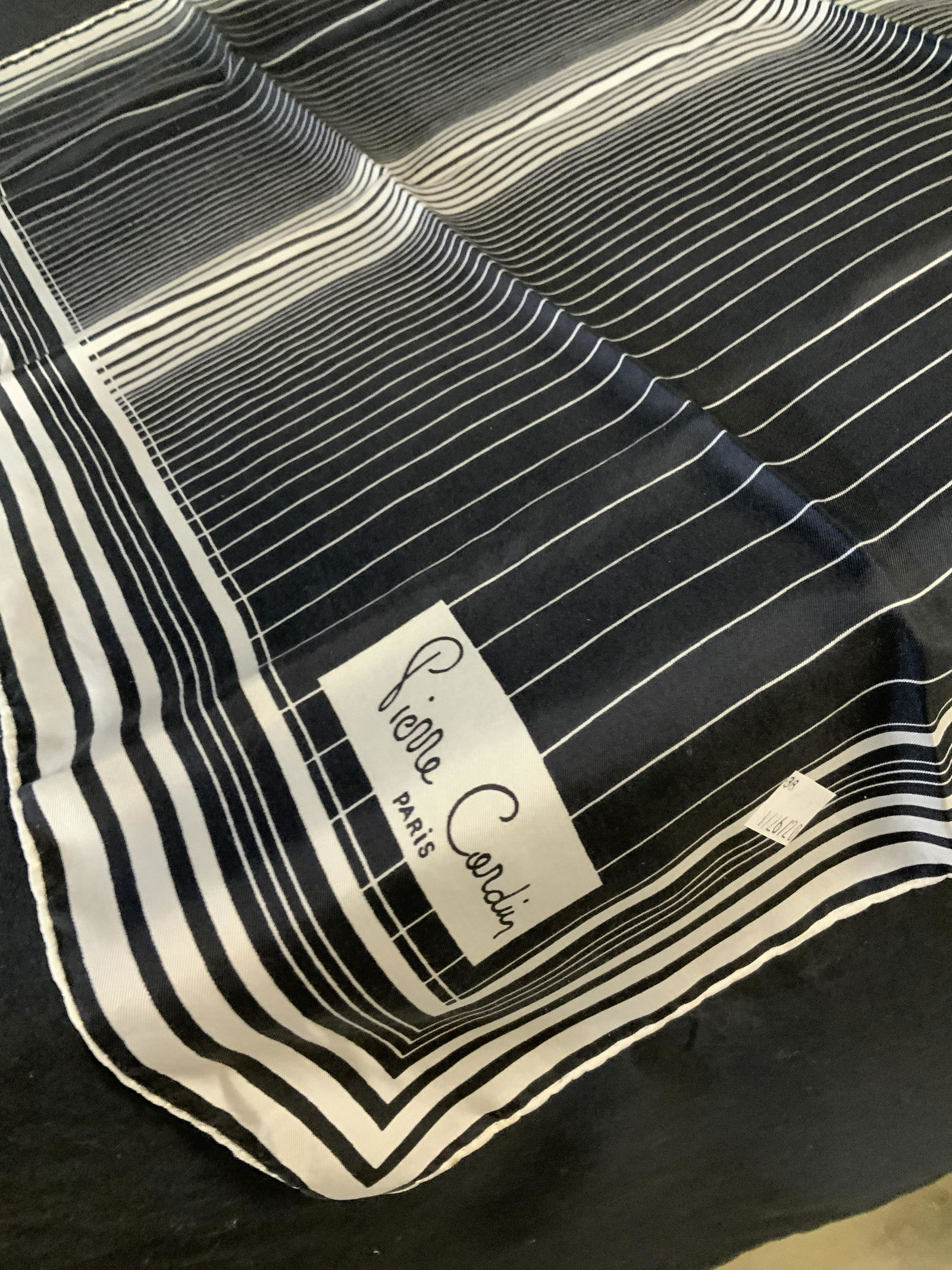 Vintage PIERRE CARDIN luxury Silk Scarf: Luxury vintage fashion accessory, Pierre Cardin Paris signed on scarf, luxury French fashion scarf, French designer scarf, ladies fashion wearable, measures app 25 inches square